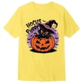 thumbnail image 4 of Oiyii Cute Halloween Black Cat Graphic T Shirt for Infant Girls Crew Neck Tee Shirt Summer Short Sleeve Top,Yellow, 4 of 4