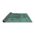 thumbnail image 2 of Ahgly Company Indoor Square Oriental Turquoise Blue Industrial Area Rugs, 6' Square, 2 of 4