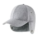 thumbnail image 3 of Gorro de invierno polar para hombre, abrigado, moderno, con protección para las orejas, para baloncesto Gris claro, 3 of 9