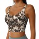 thumbnail image 2 of Fotbe Pug Sujetador Deportivo Largo sin Aros para Mujer con Almohadillas y Soporte Medio, Transpirable y Absorbente, Camiseta Tipo Chaleco o Tank Top-XX-Large, 2 of 8