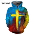 thumbnail image 3 of Sudadera con capucha con estampado 3D de la cruz de Jesús cristiana para hombre y mujer, sudadera con capucha de moda Harajuku y2k, sudadera con capucha para hombre, 3 of 5