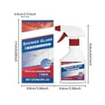 thumbnail image 3 of Ovzne Bathroom Glass Scale Cleaner - 237Ml, Fast Removal Of Scale Soap Stains, 72-Hour Anti-Fog For Shower Mirrors, 3 of 8