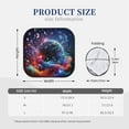 thumbnail image 3 of Vsdgher Outer Space Floating Numbers And Letters Print Car Windshield Sun Shade, Reflective Sunshade Window Sunshade Sun Visor Protector Fit for Cars,Trucks,SUVs-Small, 3 of 6
