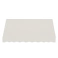 thumbnail image 2 of Awntech 7.38 Ft Dallas Retro Straight Slope Fixed Awning with Anodized Arms (88.5in x 18in x 36in), Oatmeal Tweed, 2 of 5
