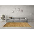 thumbnail image 3 of Ahgly Company Indoor Round Oriental Brown Traditional Area Rugs, 4' Round, 3 of 4