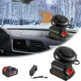 thumbnail image 2 of Portable Car Heater Battery Operated Car Window Defroster Space Heater with Anti Tilt Design 1500mAh Li Battery Long Lasting Heating Easily Fits into Any Room or Car for Office Indoor Use, 2 of 9