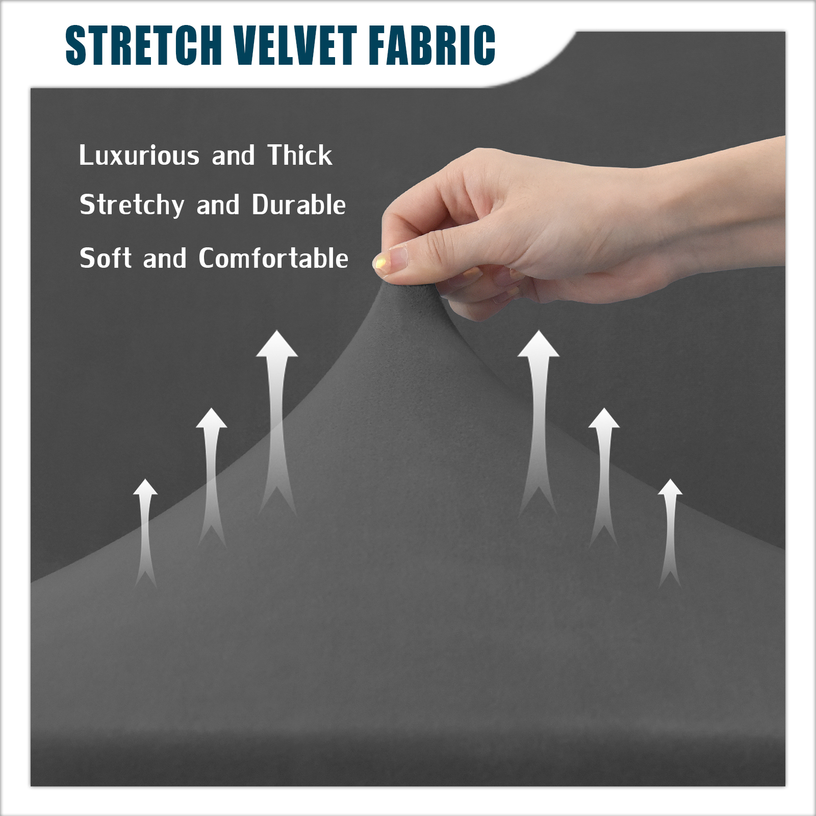 EKTORP Sofa Cover with Separate Seat Cushions covers and Backrests covers Stretch Sofa Covers Velvet Couch Slipcover Protector