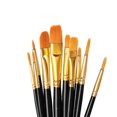 thumbnail image 5 of Basics Art Paint Brush Set Nylon Oil Brush Set For Artists Adults Kids, 5 of 5