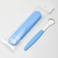 thumbnail image 3 of Stainless Steel Tongue Scraper Double Sided Curved Shape Tongue Cleaner, 3 of 8