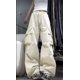 thumbnail image 1 of Cargo Pants High Waist Women Streetwear Hip Hop Y2K Trousers Loose Casual American Style 90S Pockets Fashion Female Pants, 1 of 4