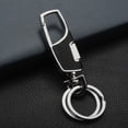 thumbnail image 3 of 2PCS Key Chain Stainless Heavy Duty Car Keychain Elegance Key Holder Heavy Duty Key Chain,Chains with 2 Metal Key Rings Carabiner, 3 of 5