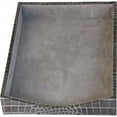 thumbnail image 4 of Protacini Castlerock Gray&nbsp;Italian Patent Leather 3-Piece Desk Set, 4 of 5