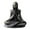 Black, variant on Clearance! akuxy Home Decor Black-clad Man Sculpture Model - Meditation Buddha without Form Displayed on The Living Room Table Black,10X8.5cm