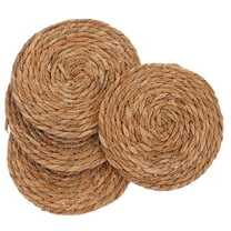 NICEXMAS Rustic Braided Placemats Grass 4Pcs 12.0x12.0In