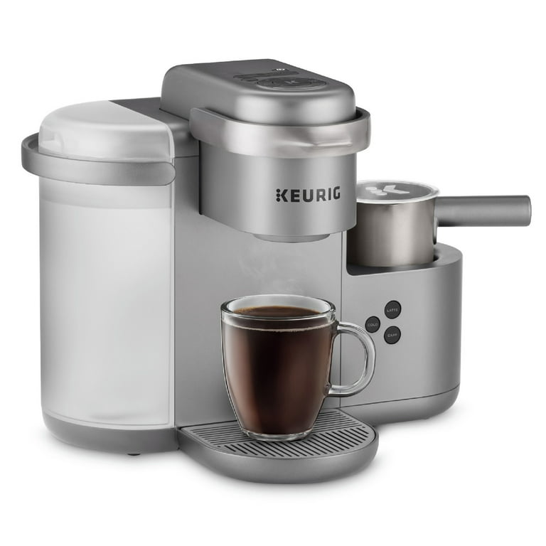 Keurig K-Cafe Single Serve Coffee Maker, Silver/Grey