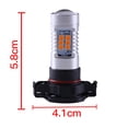 thumbnail image 3 of Par de 5202 21W Amarillo LED Lámpara de Bombillas de lámpara Antiniebla para Automóvil 800LM Sharpla Bombillas de niebla LED, 3 of 5
