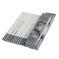 12pcs White Fine Art Drawing Non-toxic Base Pastel Pencils Set For Artist Sketch