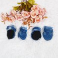 thumbnail image 6 of Dog Shoes Water Resistant Pet Dog Boots Breathable Comfortable Anti-slip Paw Protectors Blue 4pcs, S, 6 of 7
