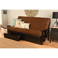 thumbnail image 3 of Kodiak Furniture Monterey Black Storage Sofa with Suede Black Mattress, 3 of 5