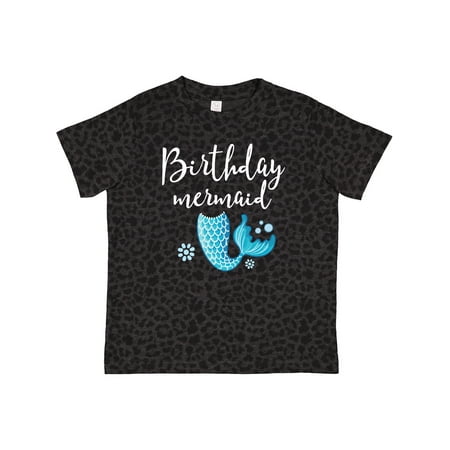 

Inktastic Birthday Mermaid Girls Party Gift Toddler Toddler Girl T-Shirt