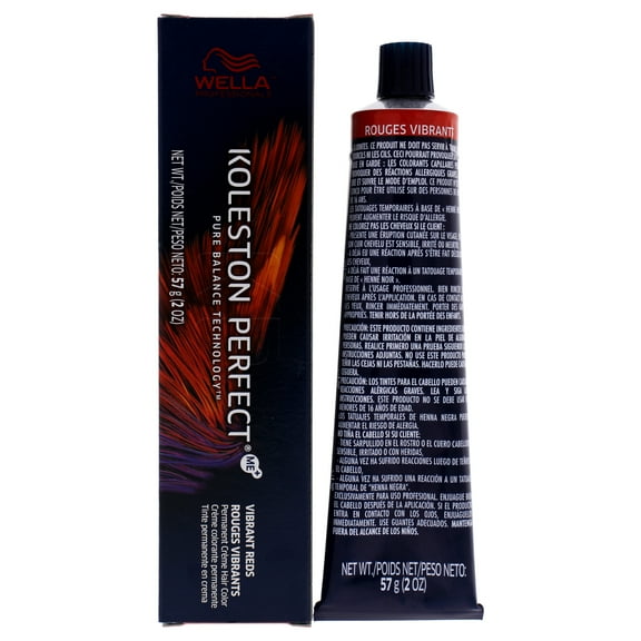 Koleston Perfect Permanent Creme Haircolor - 55 44 Intense Light Brown-Red Red by Wella for Unisex - 2 oz Hair Color