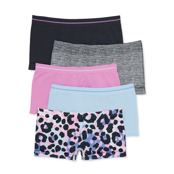 Athletics Works Girls Seamless Short, Sizes S-XL, 5-Pack