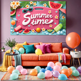 thumbnail image 6 of Tropical Theme Summer Banner Decorative Design Beach Party Ice Cream Fruits for Holiday Celebration Outdoor Gathering Summer Events, 6 of 7