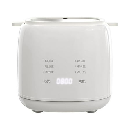 Electric Egg Cooker with Auto Shut Off and Alarm- Egg Maker Machine with Multiple Modes- Smart Egg Cooker for Home,Kitchen, Rv,Camping (White)