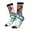 2 Black-1, variant on Colorful Floral Jellyfish Crew Socks for Men & Women, Breathable Casual Athletic Ankle Socks
