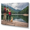 thumbnail image 2 of Designart "Adventurous Family Outing" Hiking Canvas Wall Art, 2 of 7
