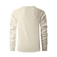 thumbnail image 5 of pstuiky camisas de manga larga para hombre, Camisa informal de manga larga con botones y cuello redondo para hombre top de hombre l, 5 of 9