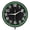 Green, variant on Vibrant Neon Light Wall Clock for Bar Man Cave Game Room LED Lighting Metal Frame Round Clock Industrial Retro Home Decor Watch