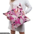 thumbnail image 5 of Ambesonne Floral Fabric by the Yard Upholstery, Lotus Flowers Spring Art, 10 Yards, Soft Pink Blush and Mauve, 5 of 5