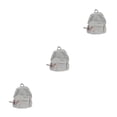 thumbnail image 4 of Decodeary Stylish Unisex Backpack With Large Capacity And Adjustable Straps Durable Cloth School Backpack School Bag Book Bag grey 3Set, 4 of 6