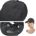 thumbnail image 3 of Womens Baseball Cap -Cross Ponytail Hat Baseball Cap, 3 of 7
