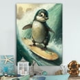thumbnail image 2 of Designart Bird Surfing I Canvas Wall Art, 2 of 5