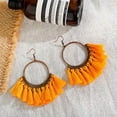 thumbnail image 7 of HOOUN 1 Pair Boho Tassel Ethnic Earring Bohemian Hook Drop Dangle Jewelry for Women-Style-7, 7 of 7