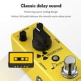 thumbnail image 3 of Donner Guitar Delay Pedal, Yellow Fall Analog Delay Guitar Effect Pedal Vintage Delay True Bypass, 3 of 6