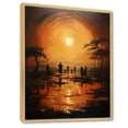 thumbnail image 2 of Designart "Tribes Unity African " African Tribes Floater Framed Canvas Wall Art, 2 of 7
