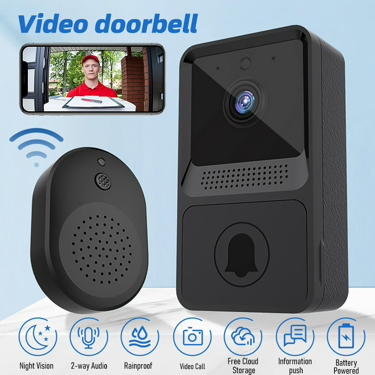 Smart Doorbell Wireless WiFi Video Phone Camera Door Ring Intercom APP  Control