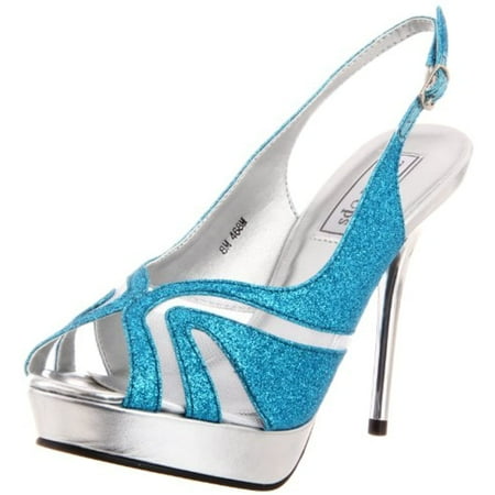 touch ups women's virginia platform pump,fuschia glitter,5 m us