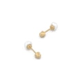 thumbnail image 2 of Broquel Perla Natural Cultivada 3 mm Oro Sólido 14k, 2 of 3