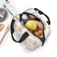 thumbnail image 4 of Lsque gold Snowflake print Pattern Lunch Bag Women/Men Insulated Lunch Box,Small Leakproof Cooler Food Lunch Containers Reusable High Capacity Lunch Tote Bags, 4 of 6