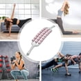 thumbnail image 3 of Massage Roller Stick, Muscle Roller, Foam Roller Massage Tool, Handheld Exercise Points for Handheld Physical Massage Stick Pink, 3 of 5