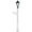 White, variant on Post System with Ornate Base & Bayview Solar Lamp, White