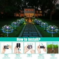 thumbnail image 5 of 4Pcs Solar Garden Lights DIY Solar Firework Lights IP65 Waterproof LED String Light for Outdoor Garden Patio Yard Pathway Party Decor, 5 of 5