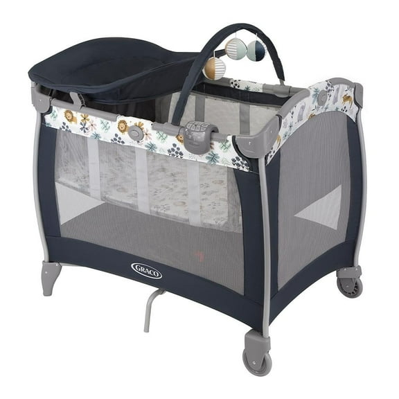 Cuna Corral Graco Contour Electra Travel Into the wild, Azul