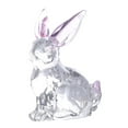 thumbnail image 1 of Figura de conejo de Pascua, estatua de conejito, arte artesanal, adorno, figura decorativa para Rosa, 1 of 9