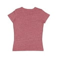 thumbnail image 2 of LAT B01838533 Women Harborside Melange V-Neck T-Shirt, Burgundy Melange - Small, 2 of 2