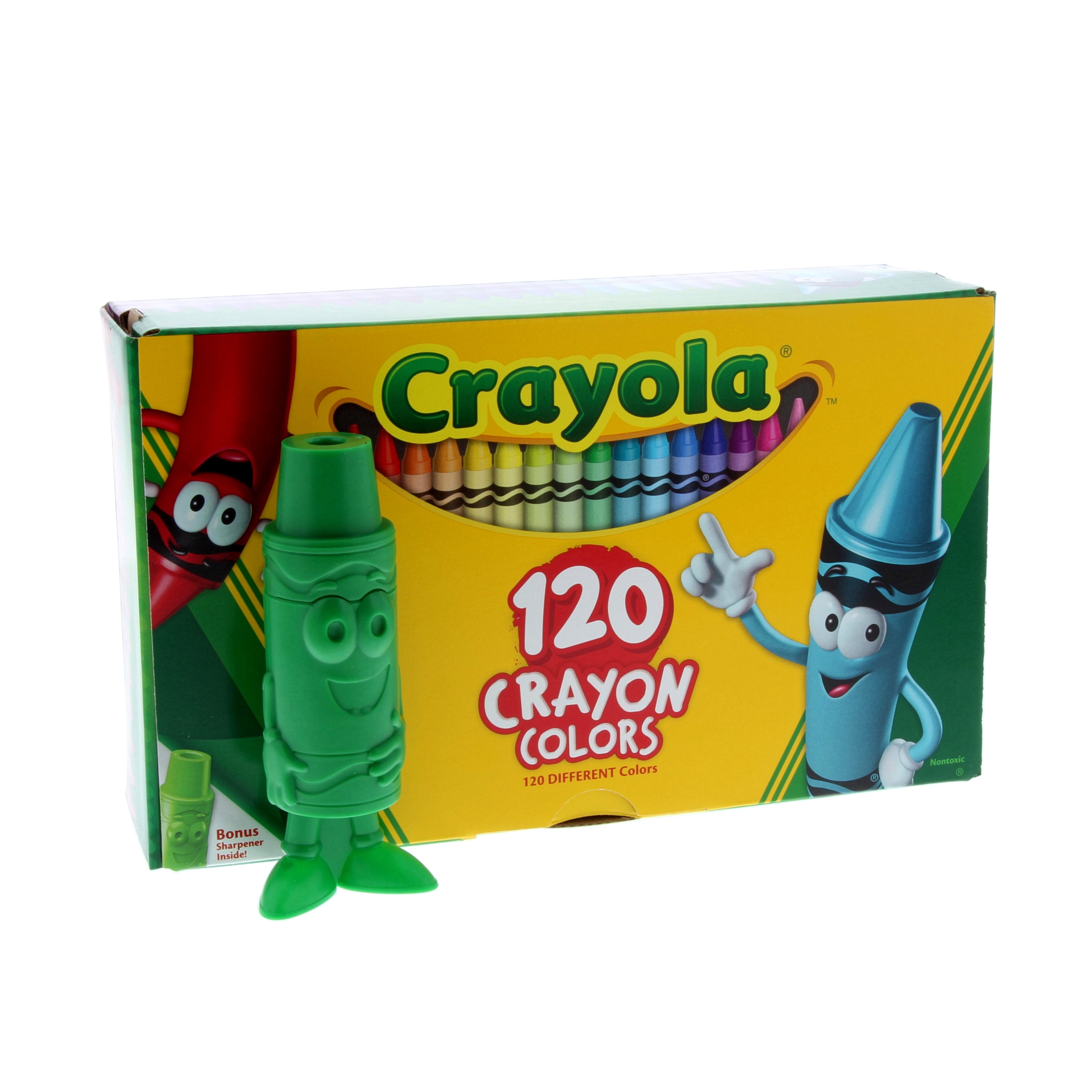picture Crayola Big Box Of 96 Crayons With Sharpener 120 crayola crayons walmart